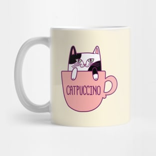 Catpuccino in Tuxedo Mug